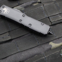 Microtech UTX-85 OTF Knife- Double Edge- Black Tactical Blade 232-1 T 2016