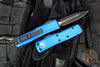 Microtech UTX-85 OTF Knife- Double Edge- Blue Handle- Black Blade 232-1 BL