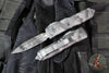 Microtech UTX-85 OTF Knife- Double Edge- Cerakote Urban Camo Handle- Urban Camo Blade 232-1 UCS