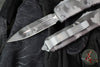 Microtech UTX-85 OTF Knife- Double Edge- Cerakote Urban Camo Handle- Urban Camo Blade 232-1 UCS