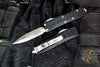 Microtech UTX-85 II Stepped Black Double Edge OTF Knife Stonewashed Blade 232II-10 S