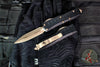 Microtech UTX-85 II Stepped Black Double Edge OTF Knife Bronze Apocalyptic Blade 232II-13 APS