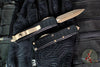 Microtech UTX-85 II Stepped Black Double Edge OTF Knife Bronze Apocalyptic Blade 232II-13 APS