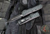 Microtech UTX-85 II Black Tactical Double Edge OTF Knife Black Blade 232II-1 TS