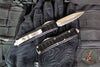 Microtech UTX-85 II OTF Knife- DE- Stepped Black Handle with Satin Blade 232II-4 S