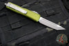 Microtech UTX-85 OTF Knife- Tanto Edge- OD Green Handle- Apocalyptic Blade 233-10 APOD