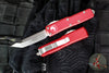 Microtech UTX-85 OTF Knife- Tanto Edge- Red With Stonewash Blade 233-10 RD