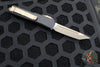 Microtech UTX-85 OTF Knife- Tanto Edge- Black Handle- Apocalyptic Full Serrated blade 233-12 AP