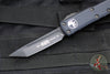 Microtech UTX-85 OTF Knife- Tanto Edge- Tactical- Black Handle- DLC Black Blade 233-1 DLCT 2019 v2