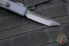 Microtech UTX-85 OTF Knife- Tanto Edge- Tactical- Black Handle- DLC Black Blade 233-1 DLCT 2019 v2