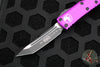 Microtech UTX-85 OTF Knife- Tanto Edge- Violet Handle- Black Blade 233-1 VI