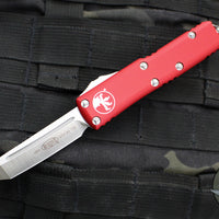 Microtech Red UTX-85 Tanto Edge OTF Knife Satin Blade 233-4 RD