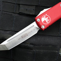 Microtech Red UTX-85 Tanto Edge OTF Knife Satin Blade 233-4 RD