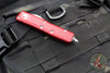 Microtech Red UTX-85 Tanto Edge OTF Knife Satin Blade 233-4 RD