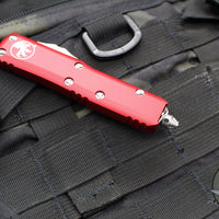 Microtech Red UTX-85 Tanto Edge OTF Knife Satin Blade 233-4 RD