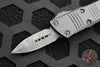 Microtech Mini Troodon OTF Knife- Double Edge- Damascus Blade with Ringed HW 238-16 CFS SN128