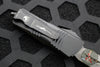 Microtech Mini Troodon OTF Knife- Double Edge- Damascus Blade with Ringed HW 238-16 CFS SN128