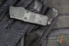 Microtech Mini Troodon OTF Knife- Double Edge- Damascus Blade with Ringed HW 238-16 CFS SN168