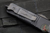 Microtech Mini Troodon OTF- Shadow Tactical- Double Edge- Black With DLC Black Blade and DLC Hardware 238-1 DLCSH