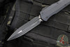 Microtech 2018 Cypher- Smooth Body- Double Edge- Black Handle- Black Plain Edge Blade 242S-1 T