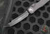 Microtech Halo VI Signature Series- Tanto Edge- Tactical- Black Handle- Black DLC Blade and Hardware 250-1 DLCT