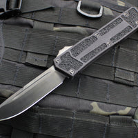 Microtech Scarab II- FIRST RUN SN07- Single Edge- Black Handle- Black DLC Blade and DLC HW 278-1 DLCTS SN07