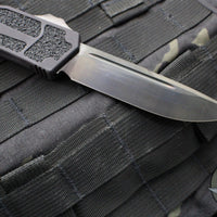 Microtech Scarab II- FIRST RUN SN07- Single Edge- Black Handle- Black DLC Blade and DLC HW 278-1 DLCTS SN07