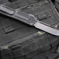 Microtech Scarab II Black Single Edge Shadow DLC Blade and DLC HW 278-1 DLCTSH GEN II