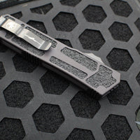 Microtech Scarab II- FIRST RUN SN12- Single Edge- Black Handle- Black DLC Blade and DLC HW 278-1 DLCTS SN12