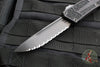 Microtech Scarab II OTF Knife- Shadow- Single Edge- Black Handle- Black DLC Full Serrated Blade and DLC HW 278-3 DLCTSH 2021