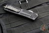 Microtech Scarab II OTF Knife- Shadow- Single Edge- Black Handle- Black DLC Full Serrated Blade and DLC HW 278-3 DLCTSH 2021