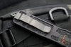 Microtech Scarab II OTF Knife-2021 Gen II- Shadow Edition- Double Edge- Black Handle- Black DLC Blade and DLC HW 280-1 DLCTSH