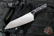 Microtech Cutlery- Chef 8"- Black G-10 Handle- Stonewash Blade 3000-10 BK
