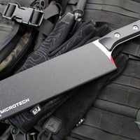 Microtech Cutlery- Chef 8"- Black G-10 Handle- Stonewash Blade 3000-10 BK