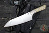Microtech Cutlery- Chef 8"- Bead Blast Titanium Bolster- Various G-10 Handles- Stonewash Blade 3000B-10
