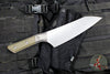 Microtech Cutlery- Chef 8"- Bead Blast Titanium Bolster- Various G-10 Handles- Stonewash Blade 3000B-10