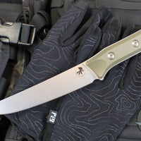 Microtech Cutlery- Boning Knife 6.125"- Various G-10 Handle- Stonewash Blade 3100-10