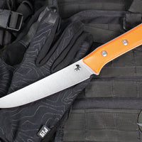 Microtech Cutlery- Boning Knife 6.125"- Various G-10 Handle- Stonewash Blade 3100-10
