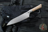 Microtech Cutlery- Utility 6"- Titanium Bolster- Coyote Tan G-10 Handle- Stonewash Blade 3400B-10 CE