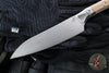 Microtech Cutlery- Utility 6"- Titanium Bolster- Coyote Tan G-10 Handle- Stonewash Blade 3400B-10 CE