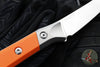 Microtech Cutlery- Boning Knife 6.125"- Titanium Bolster- Ember G-10 Handle- Stonewash Blade 3100B-10 EM
