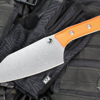 Microtech Cutlery- Santoku 6"- Various G-10 Handle- Stonewash Blade 3200-10