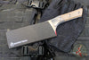 Microtech Cutlery- Santoku 6"- Bead Blast Titanium Bolster- Coyote Tan G-10 Handles- Stonewash Blade 3200B-10