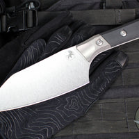 Microtech Cutlery- Santoku 6"- Bead Blast Titanium Bolster- Various G-10 Handles- Stonewash Blade 3200B-10