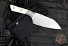 Microtech Cutlery- Santoku 6"- Bead Blast Titanium Bolster- Various G-10 Handles- Stonewash Blade 3200B-10