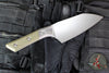 Microtech Cutlery- Santoku 6"- Bead Blast Titanium Bolster- Various G-10 Handles- Stonewash Blade 3200B-10
