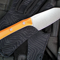 Microtech Cutlery- Santoku 4.2"- Various G-10 Handles- Stonewash Blade 3300-10