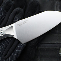 Microtech Cutlery- Santoku 4.2"- Coyote Tan G-10 Handle- Stonewash Blade 3300B-10 CE