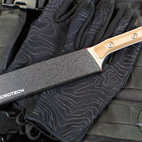 Microtech Cutlery- Utility 6"- Coyote Tan G-10 Handle- Stonewash Blade 3400-10 CE