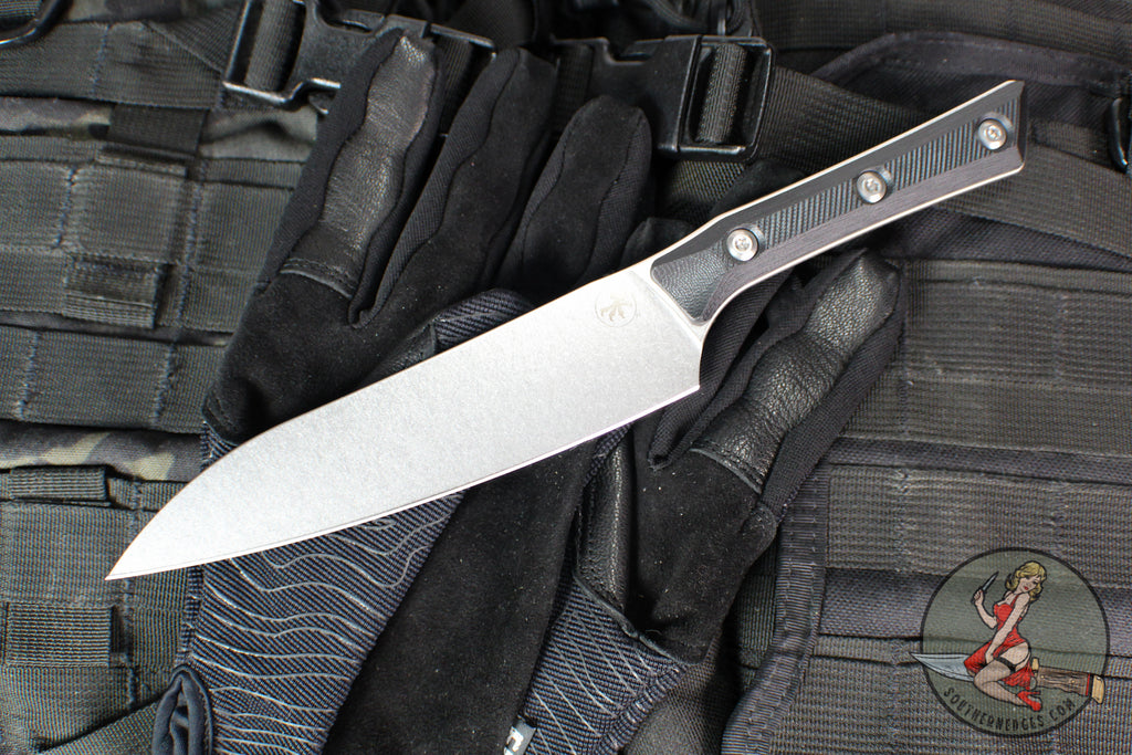 Microtech Cutlery- Utility 6"- Various G-10 Handle- Stonewash Blade 3400-10